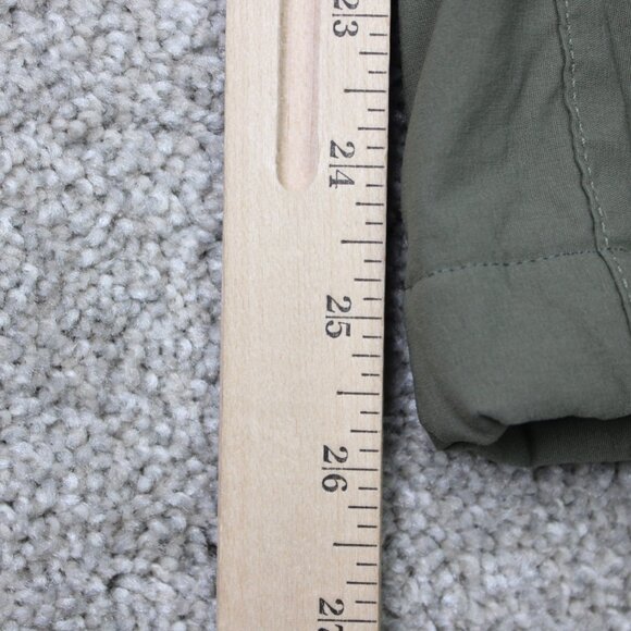 Eddie Bauer Pants Mens 38x26 Green Fleece Lined Tech Nylon Stretch Cargo Pocket - Picture 4 of 16